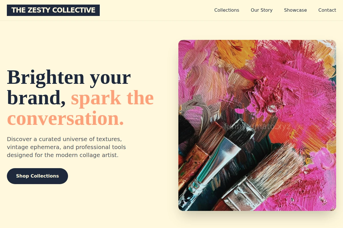 Collage Art Supply Store