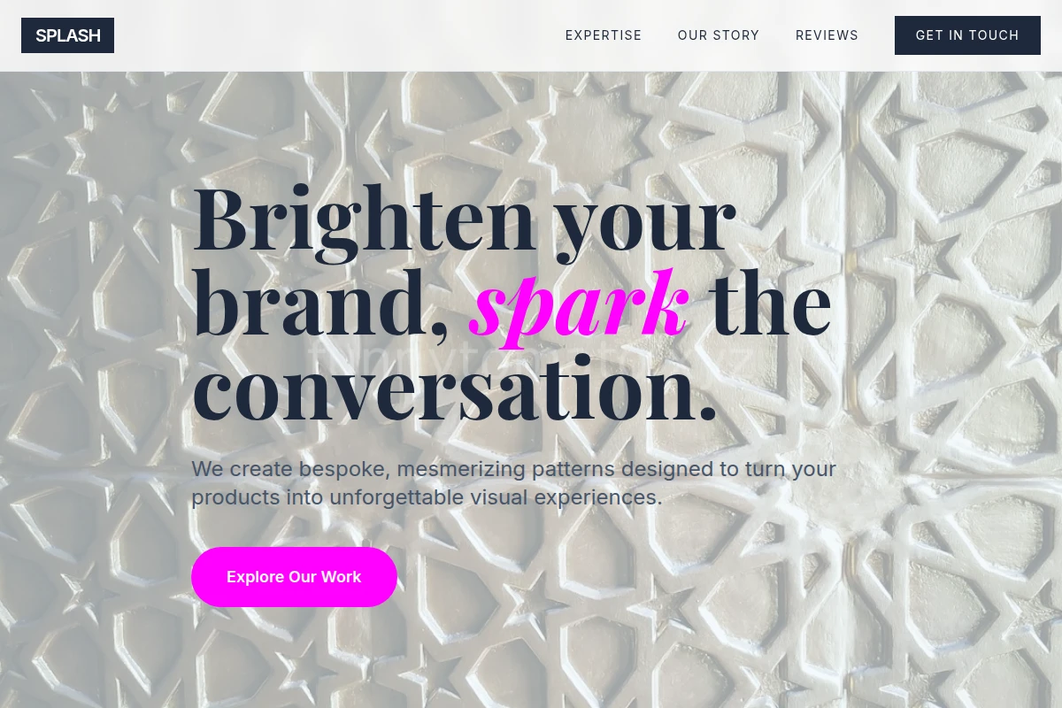 Splash Pattern Design