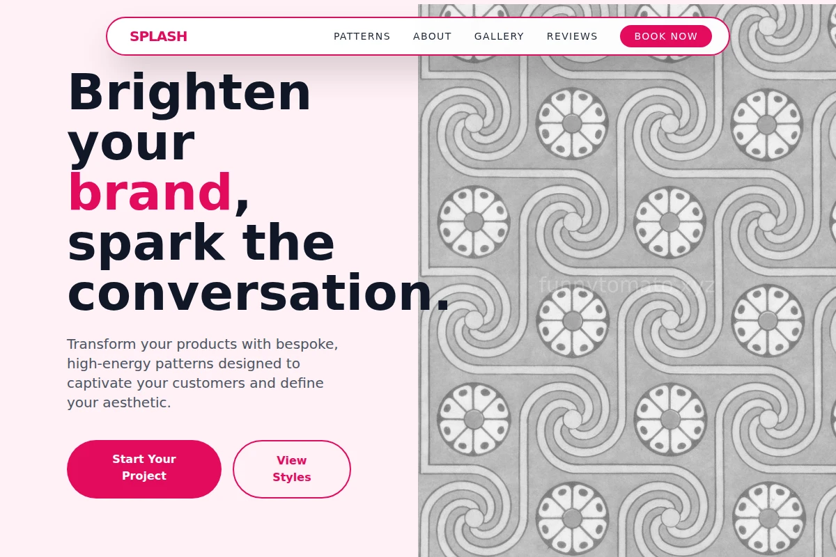 Splash Pattern Design